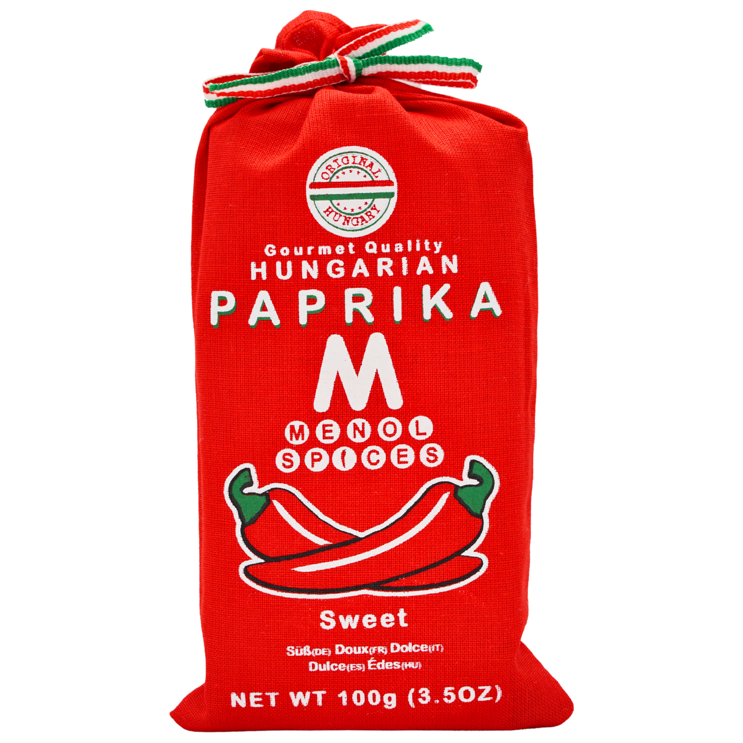 Menol Spices Authentic Hungarian Paprika Powder, Gourmet Quality, Produced in region of Szeged, Hungary, Vibrant Red, Incredible Flavour