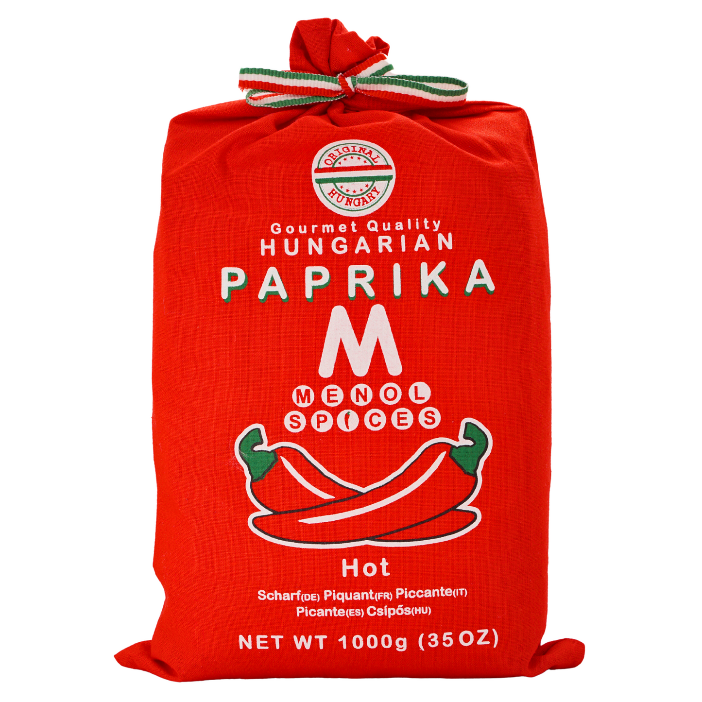 Menol Spices Authentic Hungarian Paprika Powder, Gourmet Quality, Produced in region of Szeged, Hungary, Vibrant Red, Incredible Flavour