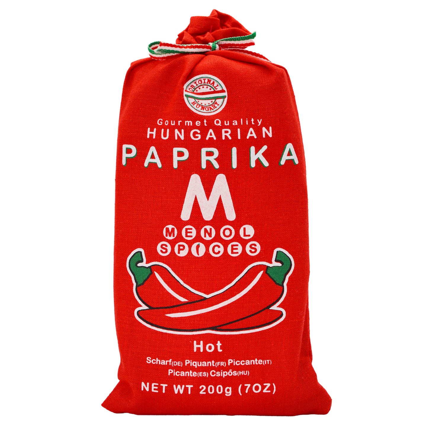 Menol Spices Authentic Hungarian Paprika Powder, Gourmet Quality, Produced in region of Szeged, Hungary, Vibrant Red, Incredible Flavour