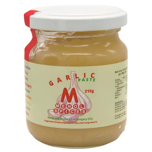 Hungarian garlic paste jar – Extra Smoked – Menol Spices