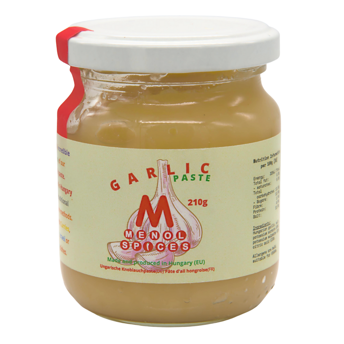 Hungarian garlic paste jar – Original – Menol Spices