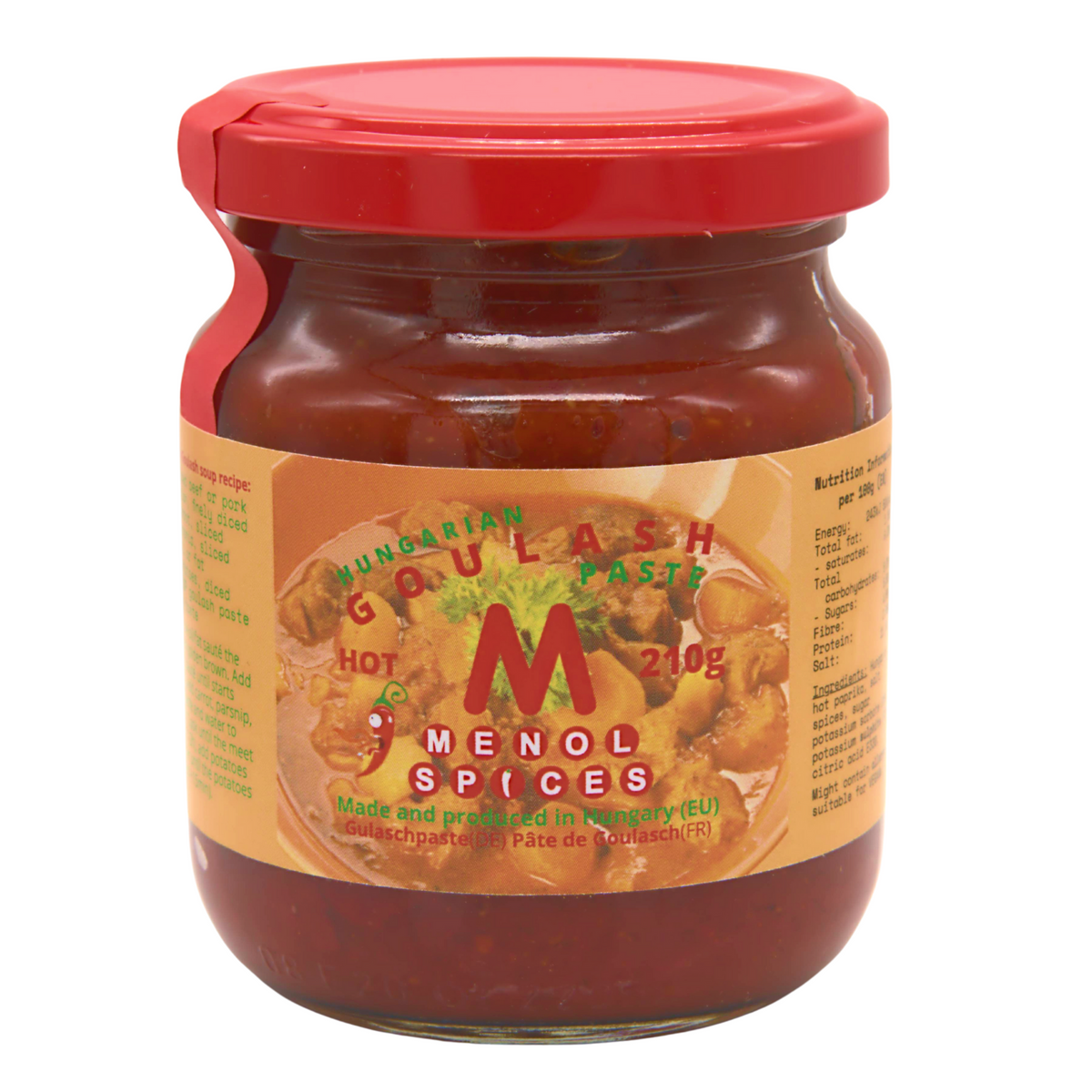Hungarian goulash paste – Smoked Hot – Menol Spices