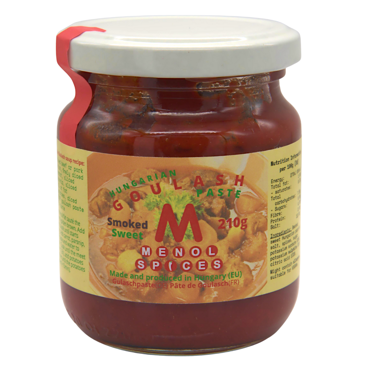 Menol Spices Authentic Hungarian Goulash Paste, Best Seasoning paste for Hungarian Goulash Stew or Soup, Cooking sauce