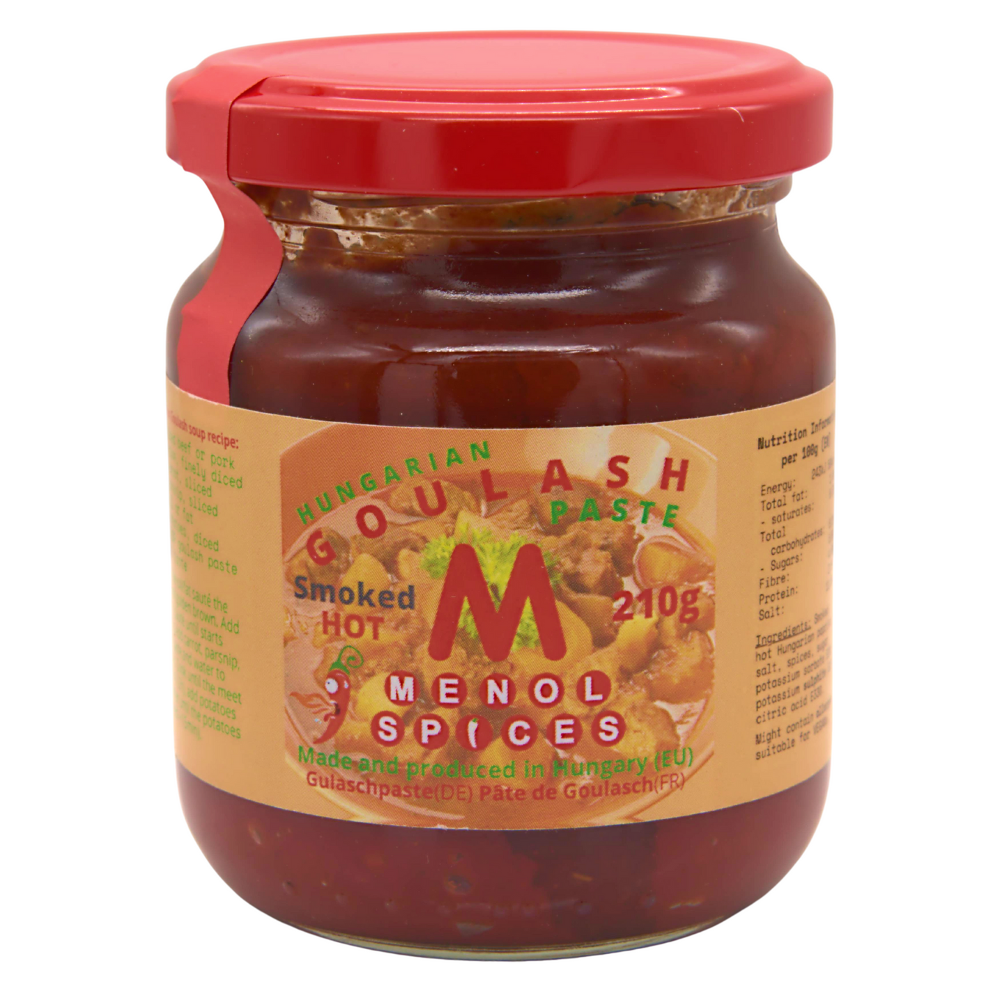 Menol Spices Authentic Hungarian Goulash Paste, Best Seasoning paste for Hungarian Goulash Stew or Soup, Cooking sauce