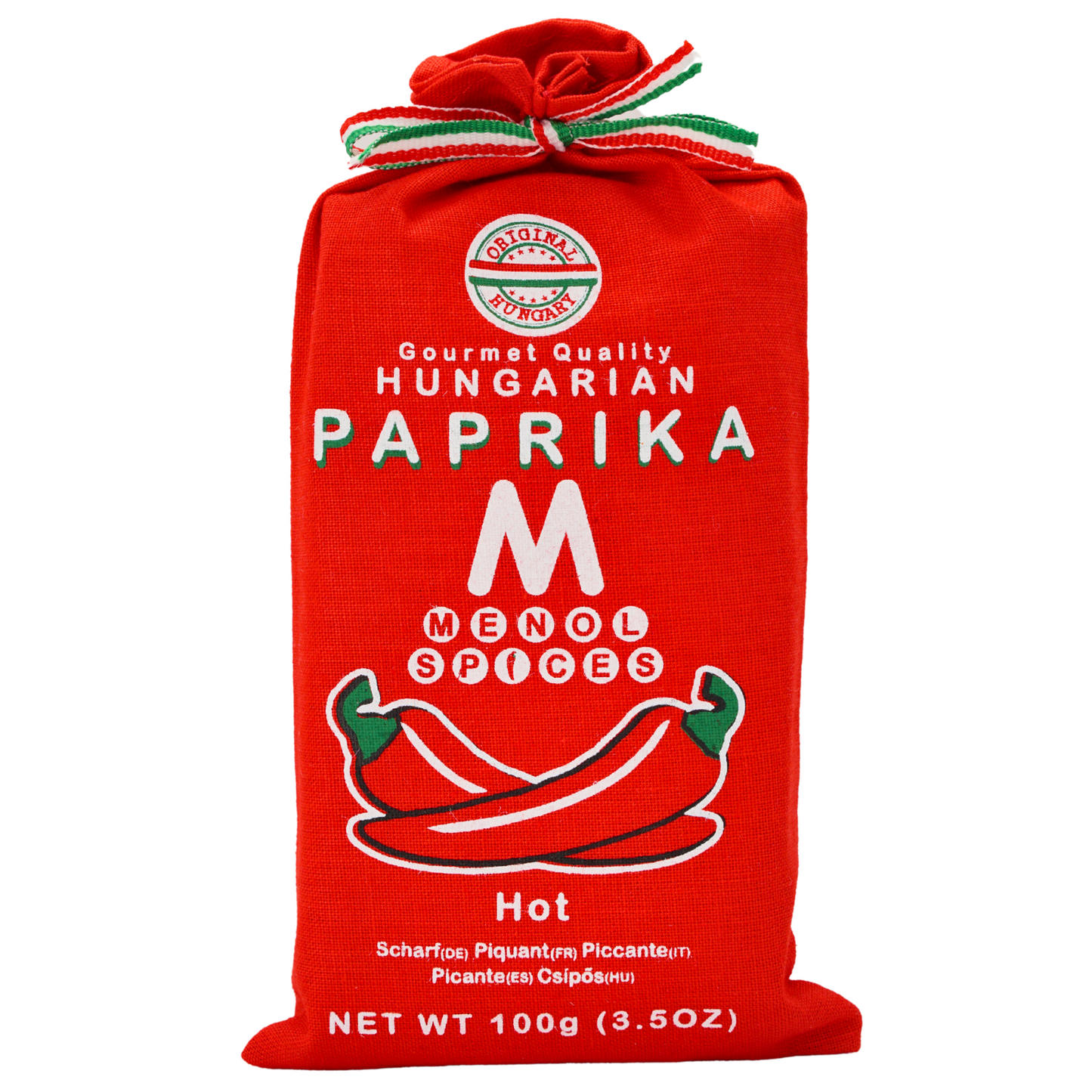 Menol Spices Authentic Hungarian Paprika Powder, Gourmet Quality, Produced in region of Szeged, Hungary, Vibrant Red, Incredible Flavour