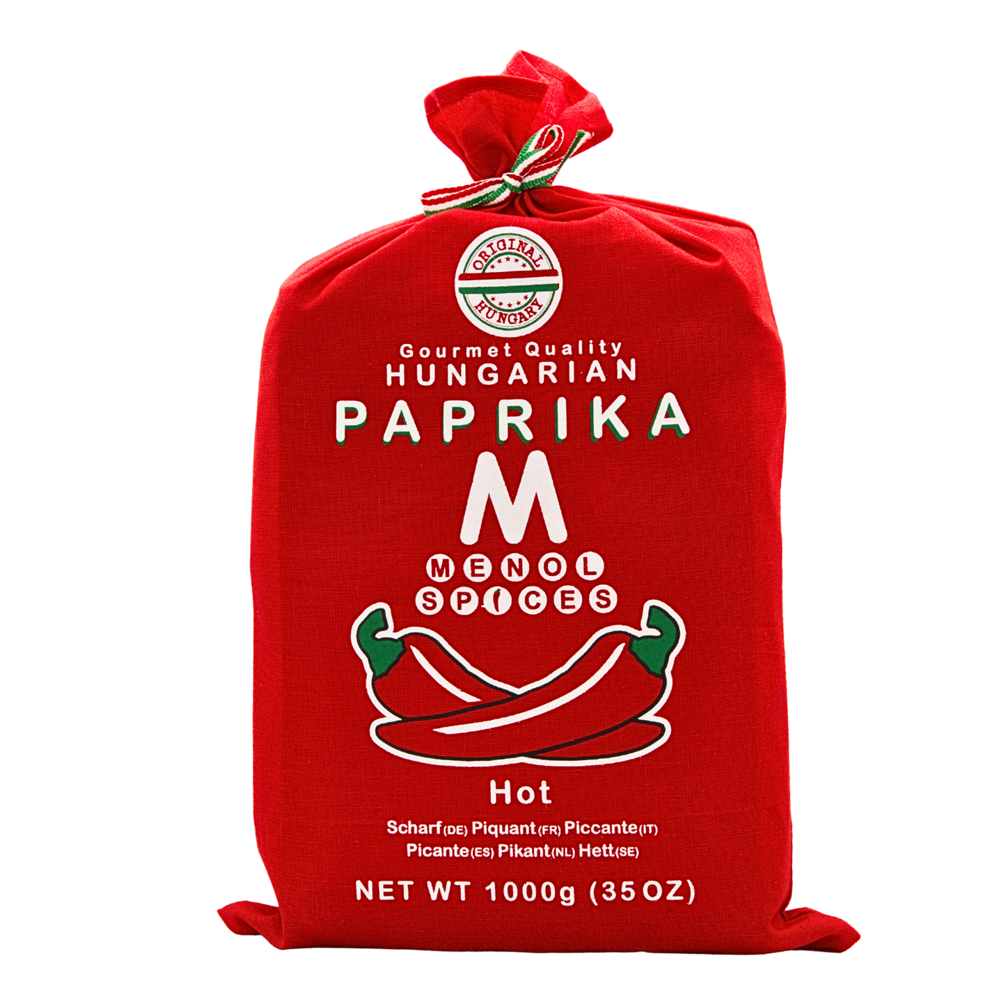 Hot Hungarian paprika 1kg front