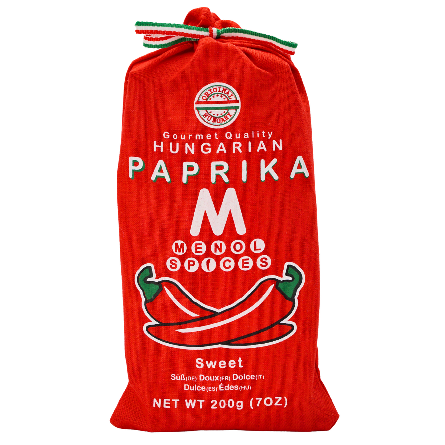 Menol Spices Authentic Hungarian Paprika Powder, Gourmet Quality, Produced in region of Szeged, Hungary, Vibrant Red, Incredible Flavour