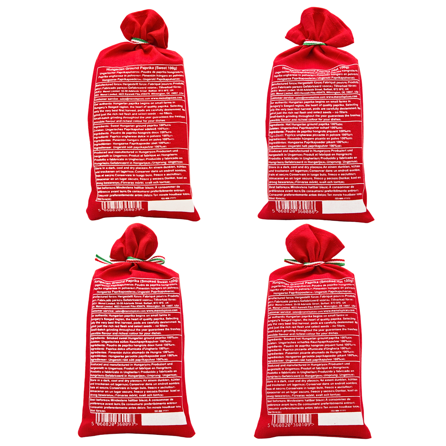 Paprika gift set contents